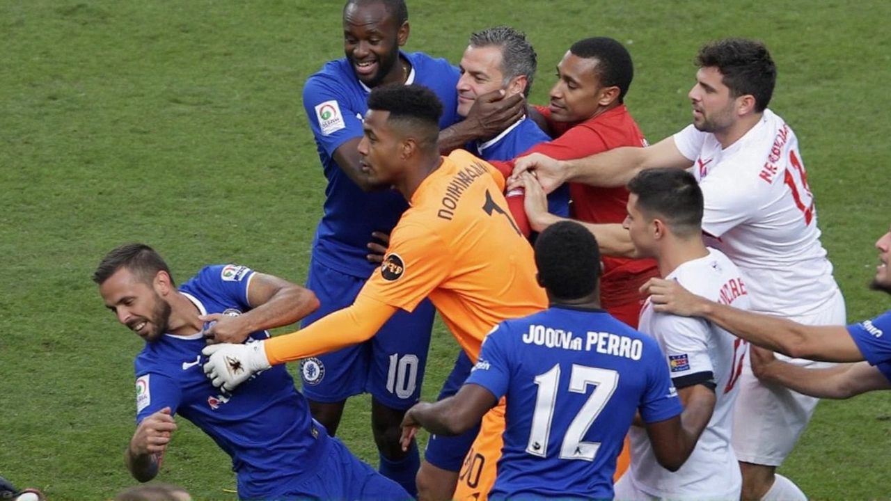 Club World Cup Final Marred by Brawl as Luis Enrique Slaps Chelsea’s João Pedro After Fiery Clash