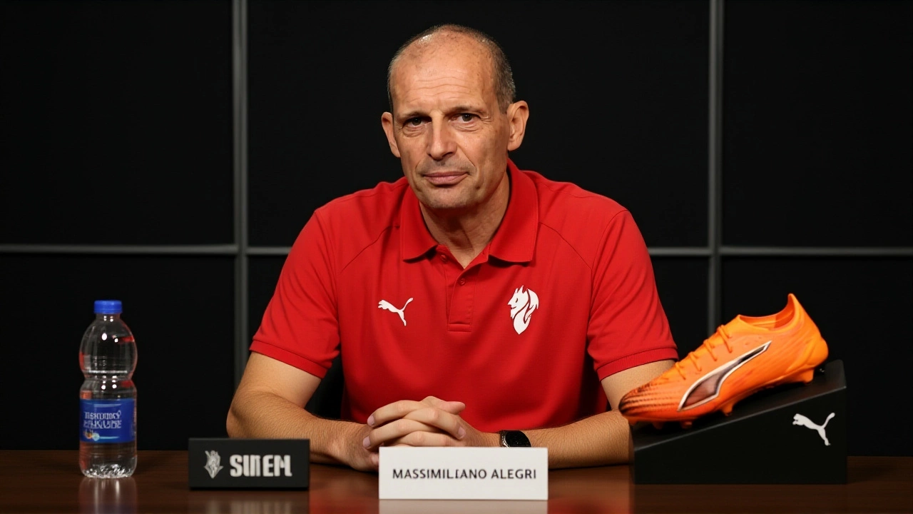 Allegri downplays Milan title chase, sets 74‑point Champions League goal